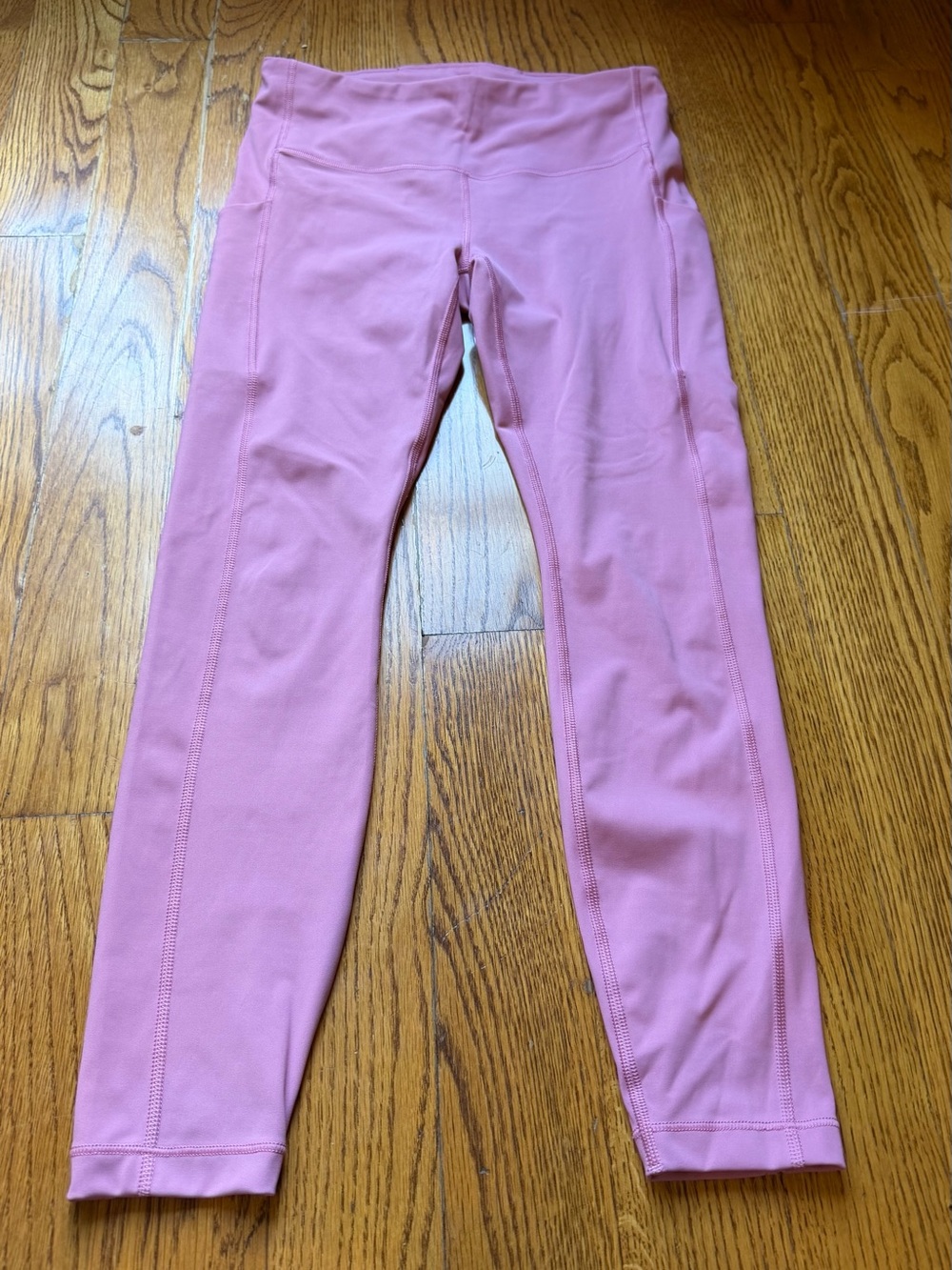 Athleta Ultimate Stash Pocket Tight Leggings Mauve Pink Small